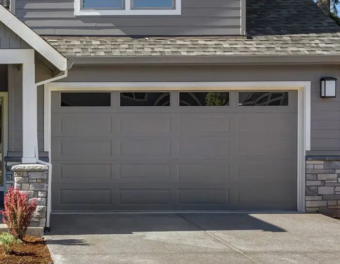New garage door installation